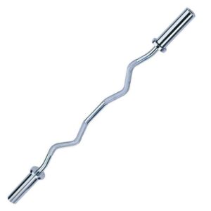 BARRA OLIMPICA CROMADA ALTA CARGA - 1,20 MTS CURL Z