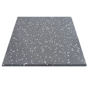 LOSETA DE CAUCHO MACIZO GRIS VETEADA PREMIUM
