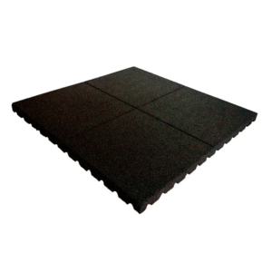 LOSETA DE CAUCHO MACIZO NEGRA PREMIUM EXTERIOR