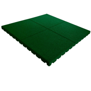 LOSETA DE CAUCHO MACIZO VERDE PREMIUM EXTERIOR