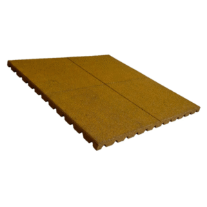 LOSETA DE CAUCHO MACIZO OCRE PREMIUM EXTERIOR