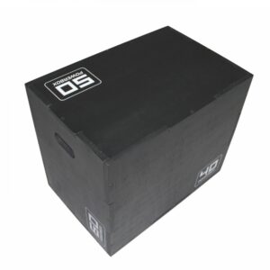 CAJON PLIOMETRICO MADERA 40-50-60 CMS NEGRO
